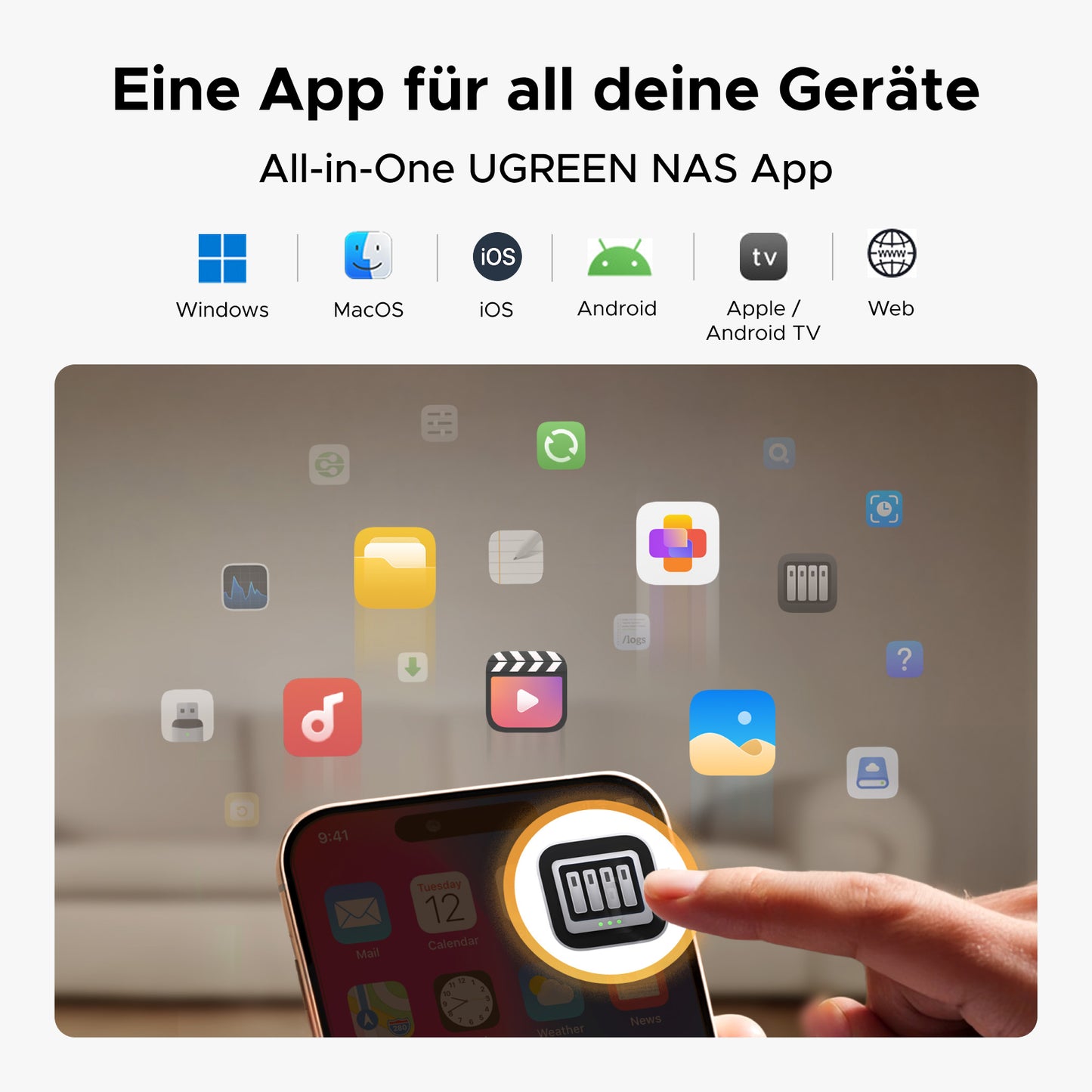 UGREEN NASync DH2300 2-Bay 60TB NAS