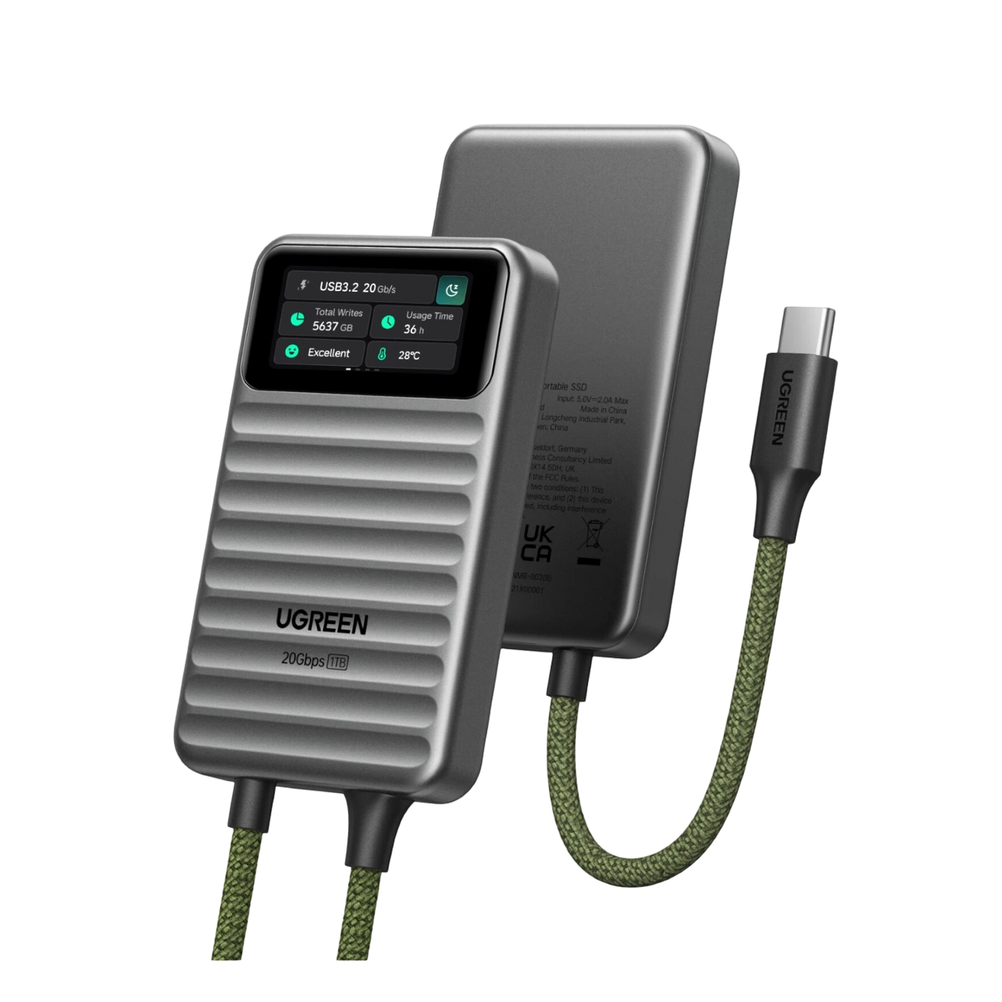 UGREEN NeoDrive Go D709 20Gbps Externe SSD (1TB)