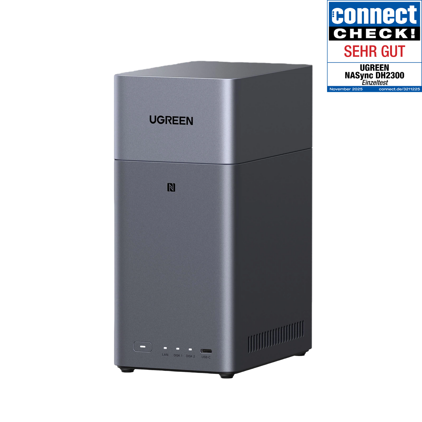UGREEN NASync DH2300 2-Bay 60TB NAS