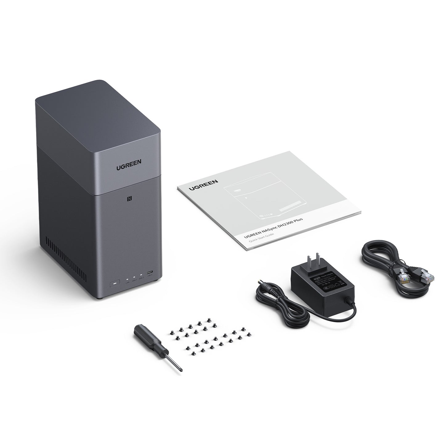 UGREEN NASync DH2300 2-Bay 60TB NAS