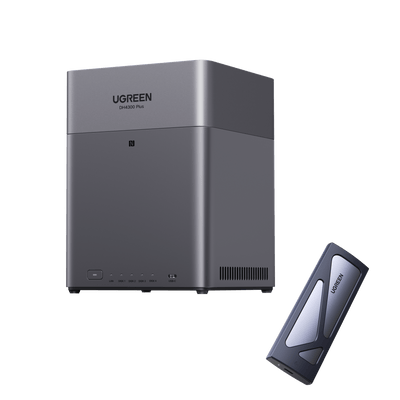 DH4300 Plus + M.2 NVMe SSD Gehäuse-Adapter