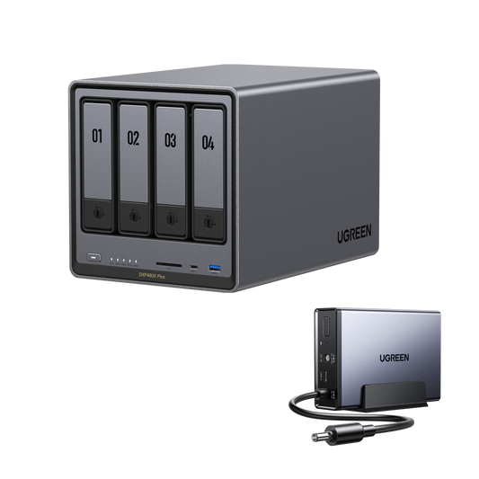 UGREEN 4-Bay-NAS & USV – 136 TB Speicher & Datenschutz
