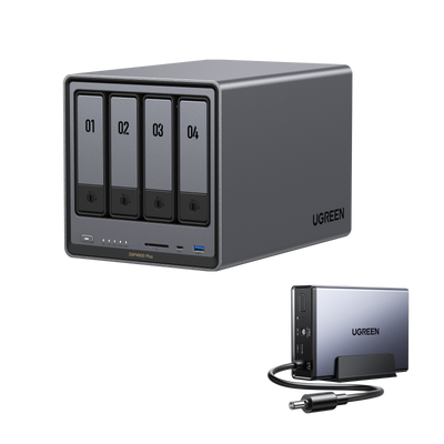 UGREEN 4-Bay-NAS & USV – 136 TB Speicher & Datenschutz