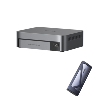 DXP480T Plus + M.2 NVMe SSD Gehäuse-Adapter