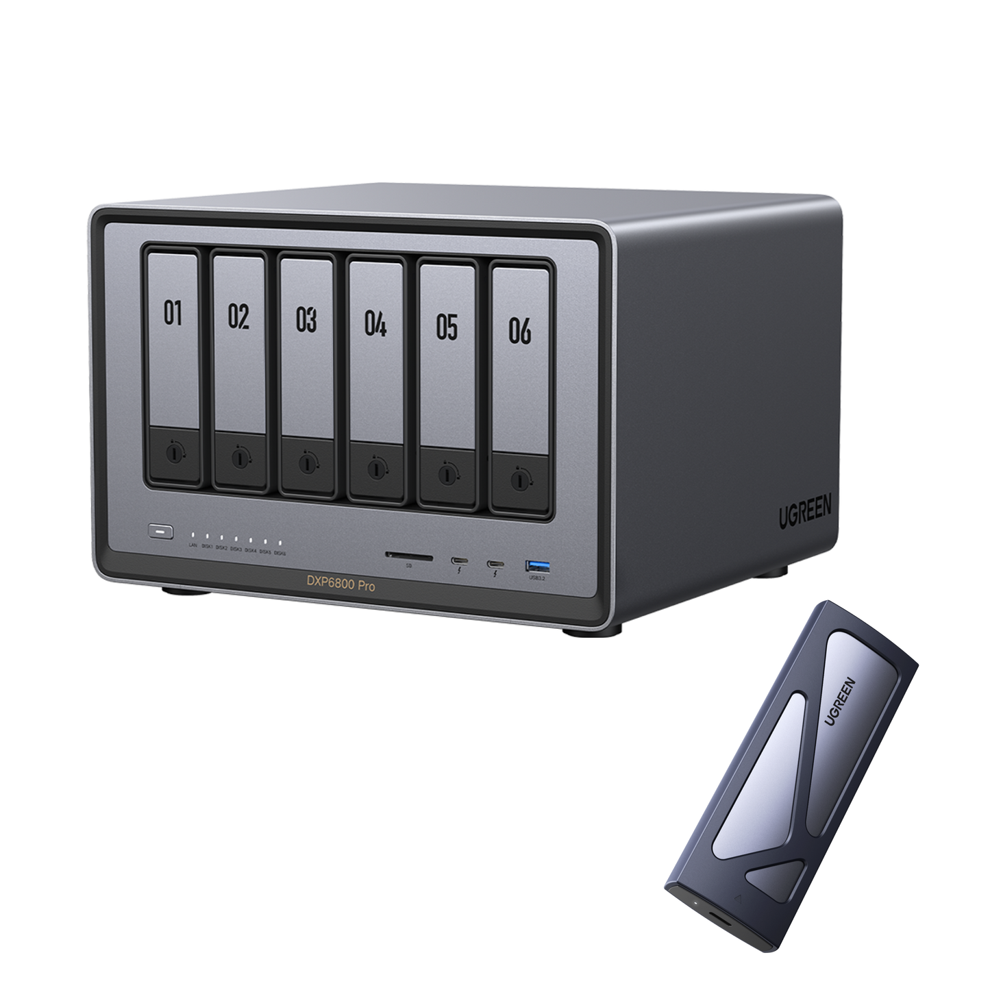 UGREEN NASync DXP6800 Pro 6-Bay 196TB NAS
