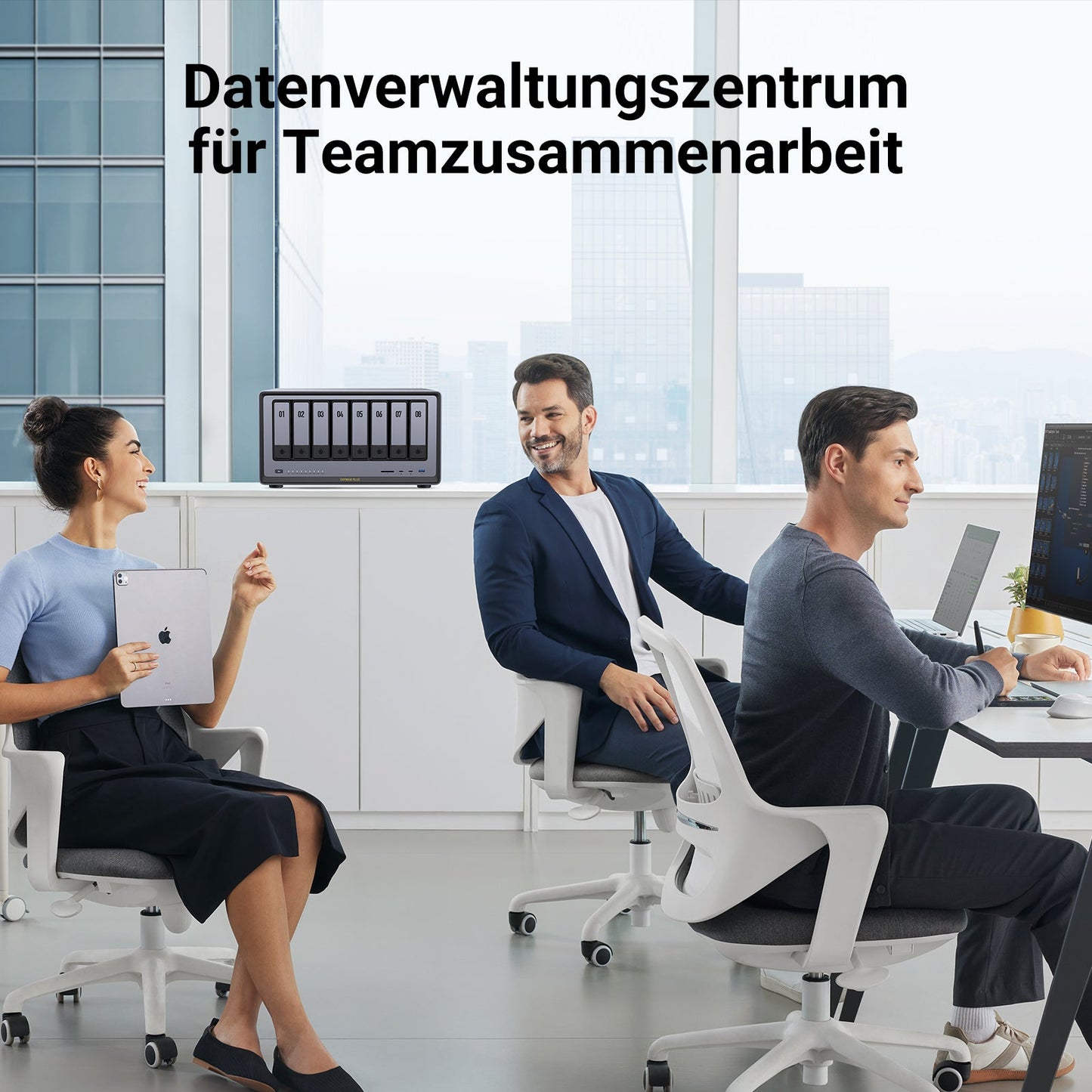 UGREEN 8 bay NAS Storage Data Management Center für Teamzusammenarbeit