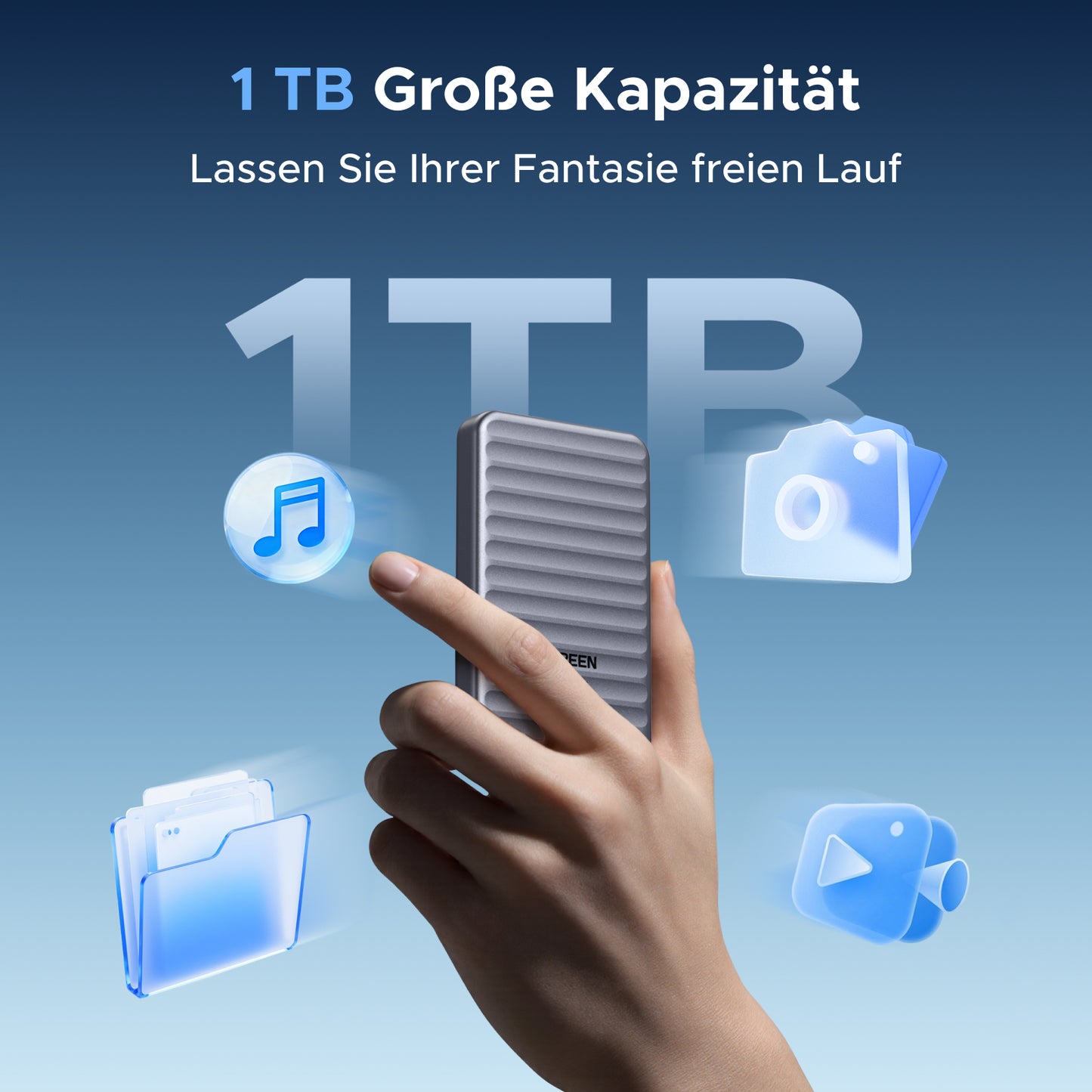 UGREEN NeoDrive Go D710 40Gbps Externe SSD (1TB)