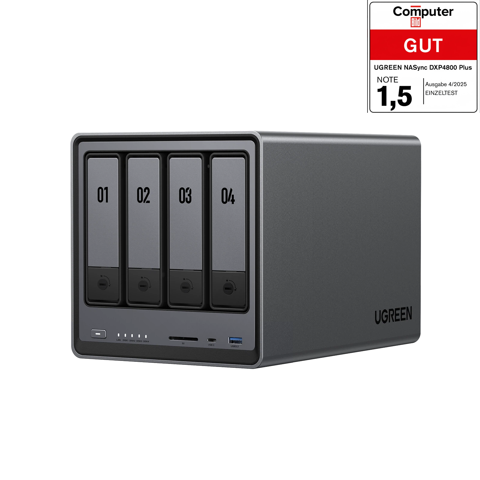 UGREEN NASync DXP4800 Plus 4-Bay 10GbE NAS